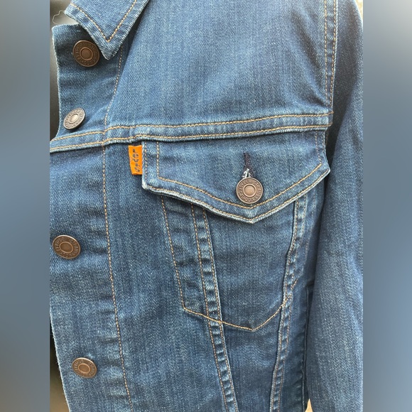 Orange Tab Levi’s Denim Jacket - Picture 3 of 8